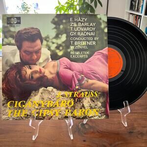 J. Strauss Cigánybáró The Gipsy Baron Vinyl LP 1968 Qualiton LPX-16 557 Hungary